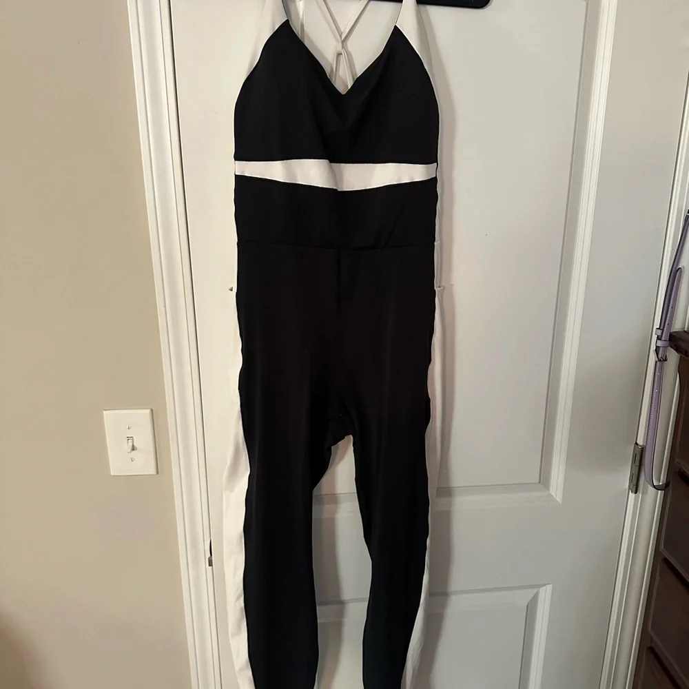 CALIA by Carrie Underwood Black and White Jumpsuit - Picture 5 of 7
